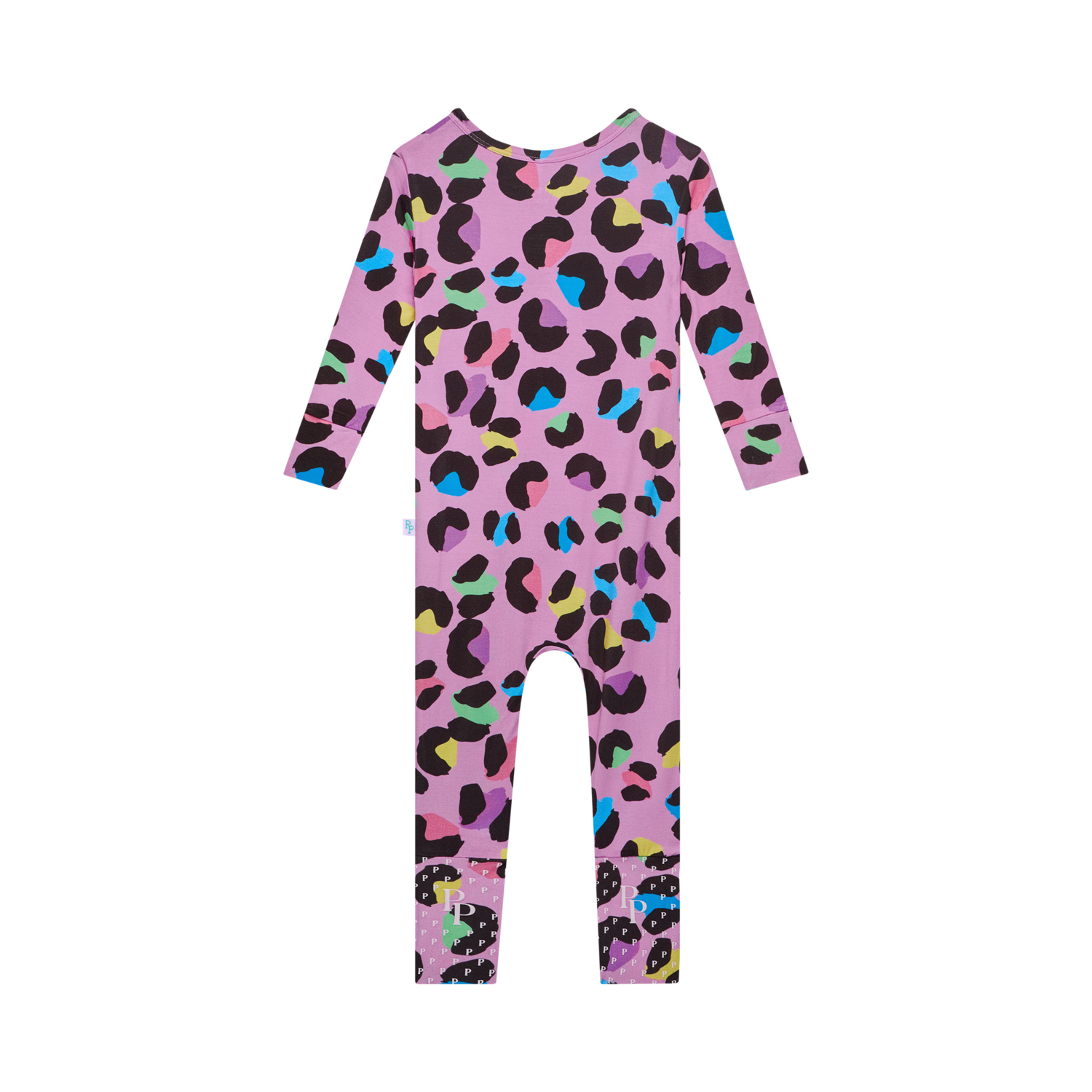 Posh Peanut  zippered convertible one piece - Electric Leopard