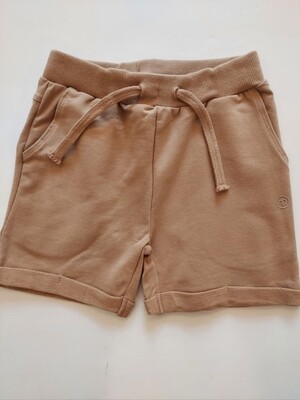 Minymo - organic cotton jersey shorts-tan