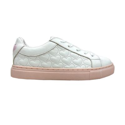 Yosi Samra Miss Ari  stitched heart white  Sneakers