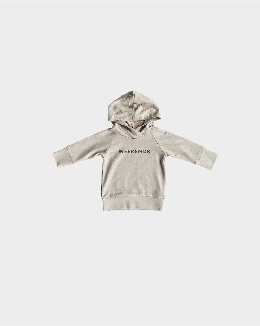 Baby Sprouts oat raglan &quot;Weekend&quot; /bamboo blend hoody