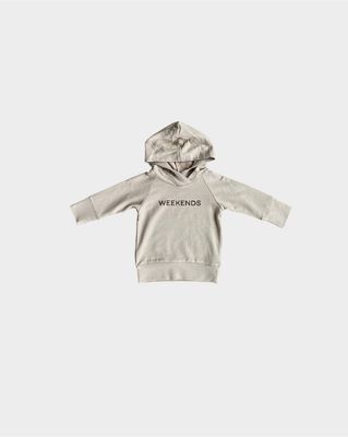 Baby Sprouts oat raglan &quot;Weekend&quot; /bamboo blend hoody
