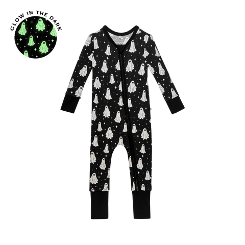 Posh Peanut Bamboo convertible one piece- Ghostly glow in the dark