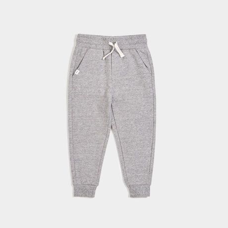 Miles the Label basic heather grey joggers organic cotton french terry