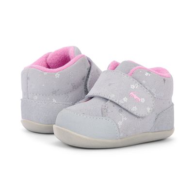 See Kai Run (First Walker) - Casey Mini INF Grey Suede boots
