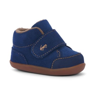 See Kai Run (First Walker) - Casey Mini INF Navy Suede boots