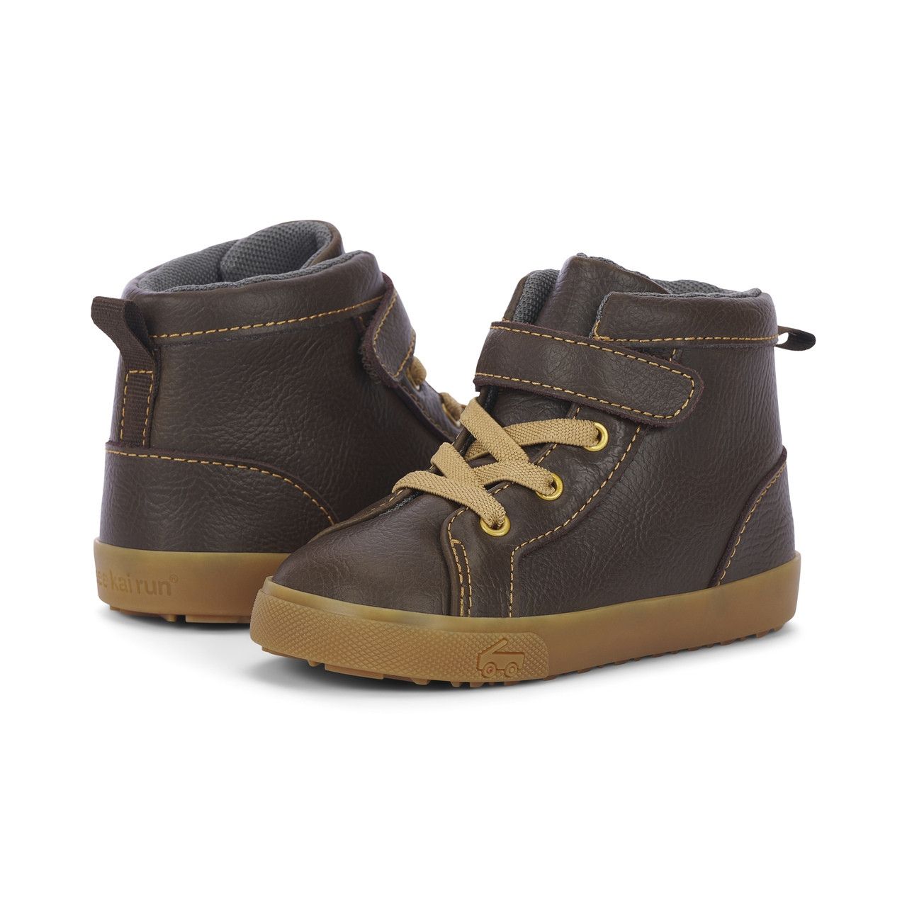 See Kai Run Hudson Chocolate brown leather boots