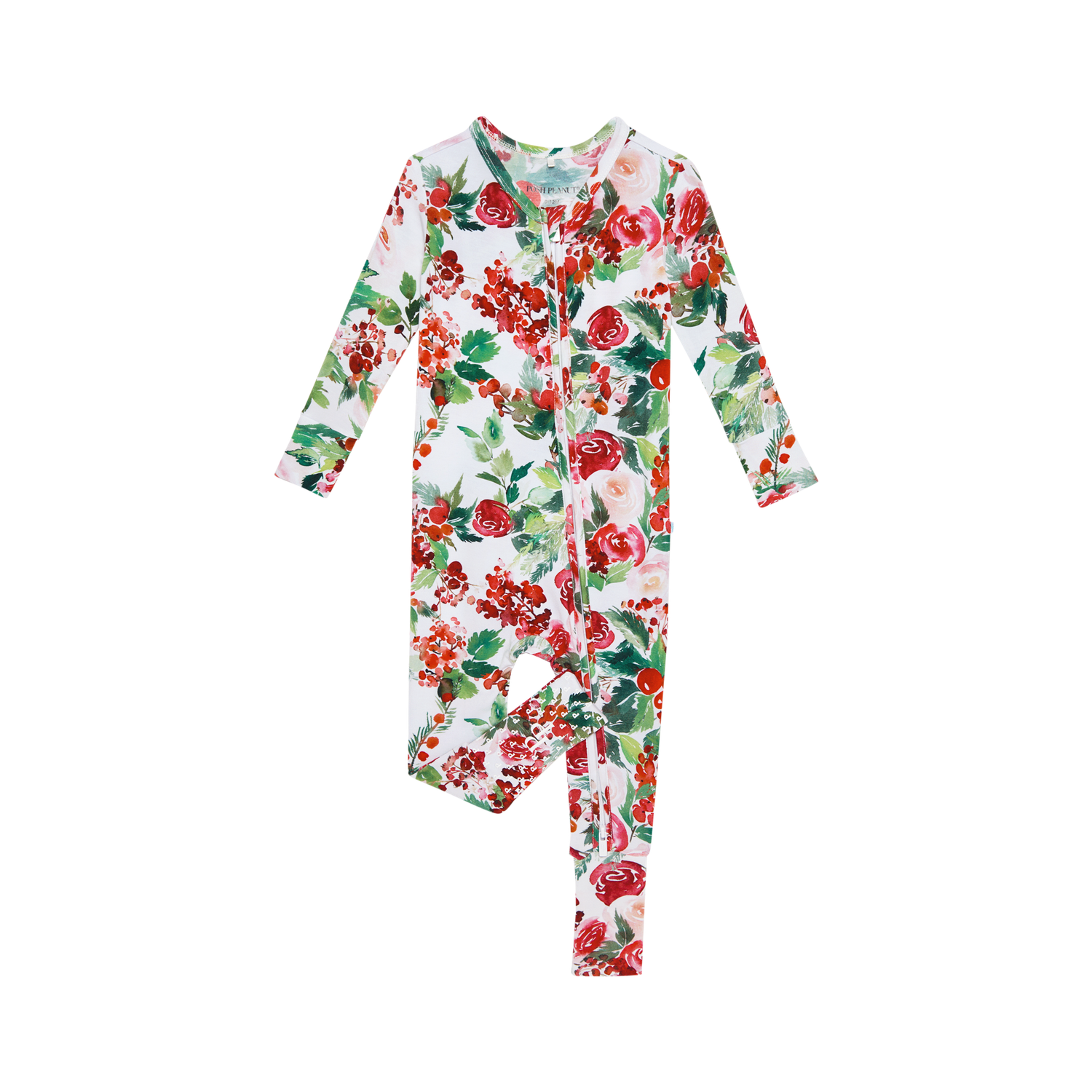 Posh Peanut Bamboo floral convertible one piece- Beatrix
