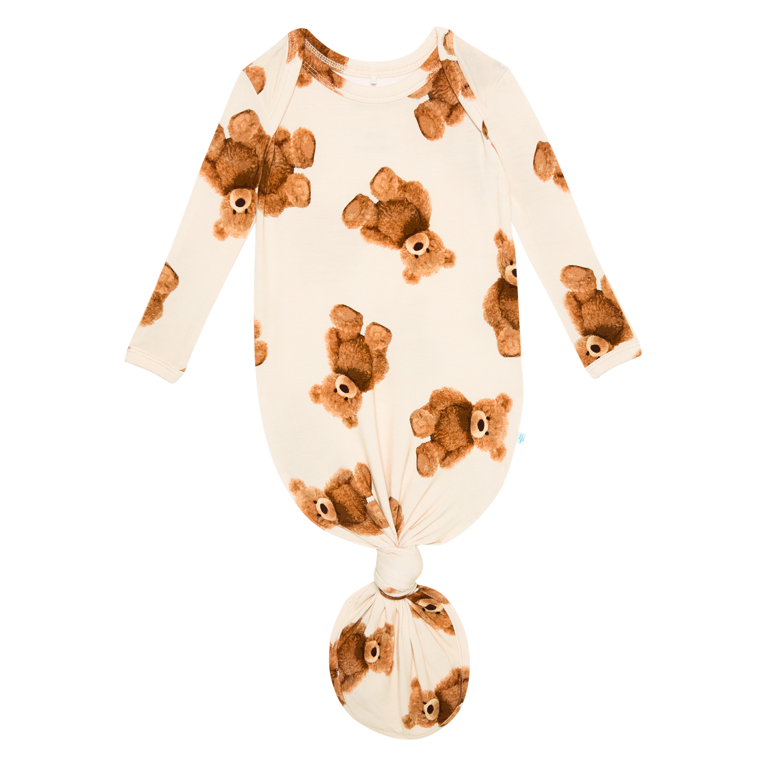 Posh Peanut  basic knotted gown one piece 0-3 months - teddy Freddy