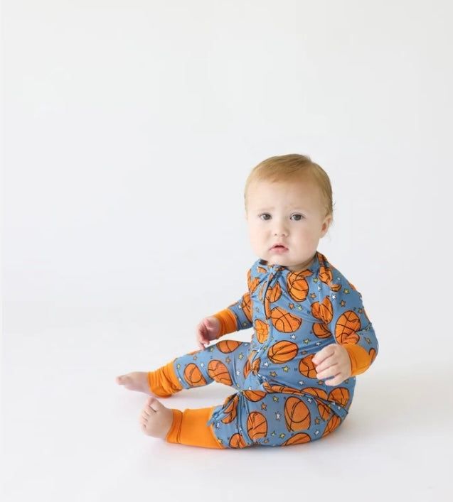 Posh Peanut Bamboo Slam dunk convertible  zippered one piece-2 way zipper