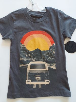 Tiny Whales &quot;Enjoy the Ride&quot; short sleeve retro T Shirt