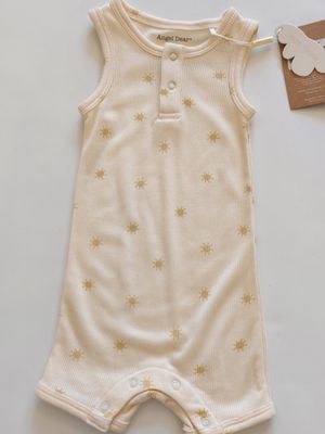 Angel Dear simple suns sleeveless ribbed shortie