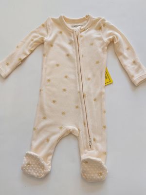 Angel Dear simple suns 2 way zipper footie