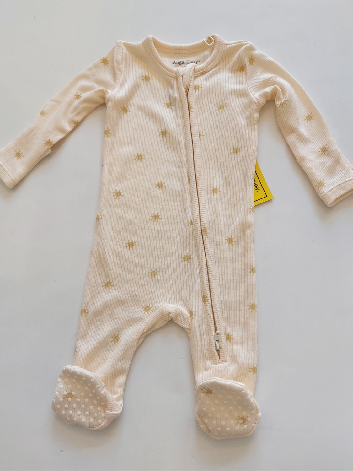 Angel Dear simple suns 2 way zipper footie