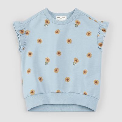 Miles the Label  organic cotton knit s/s daisy top