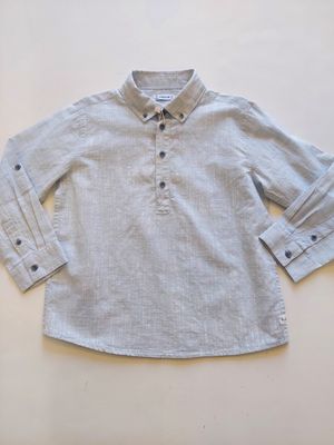 Mayoral cotton collared shirt with placket buttons