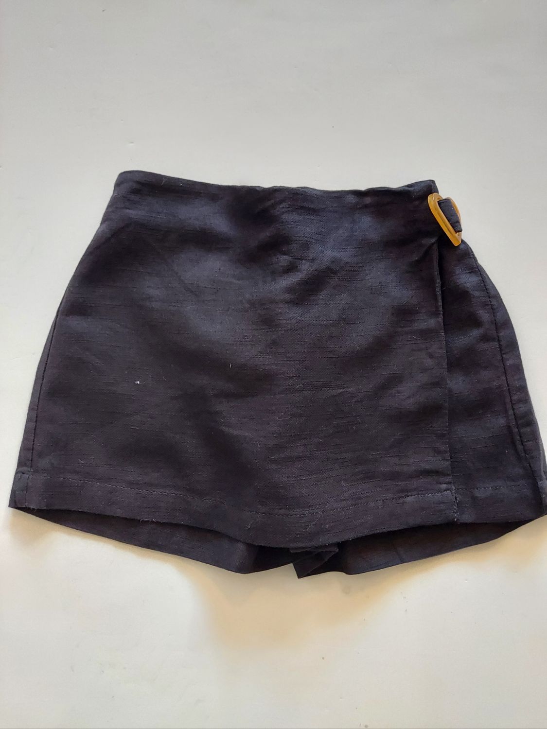 Mayoral black cotton skort
