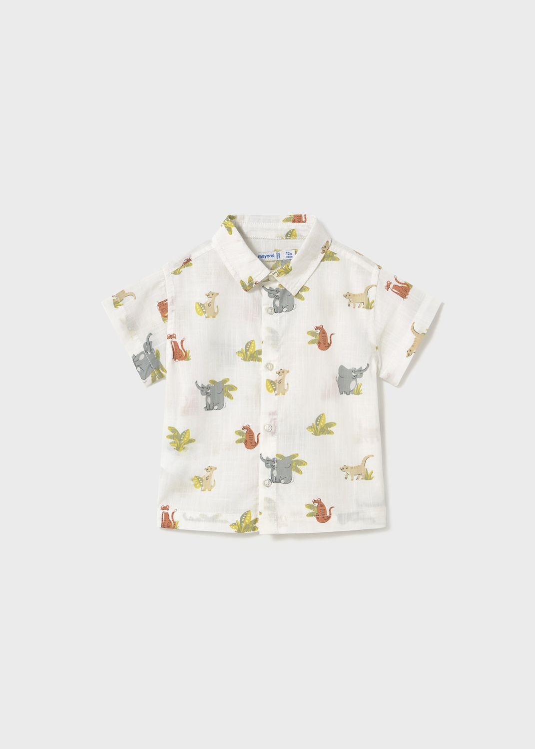 Mayoral safari collared shirt-100% cotton