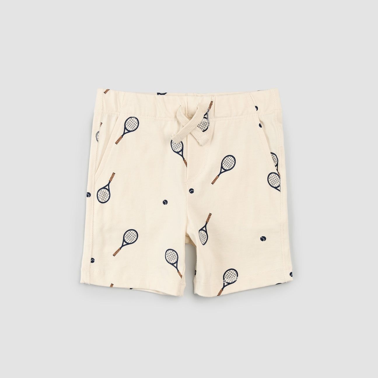 Miles the Label boys organic cotton jersey racquet ball shorts