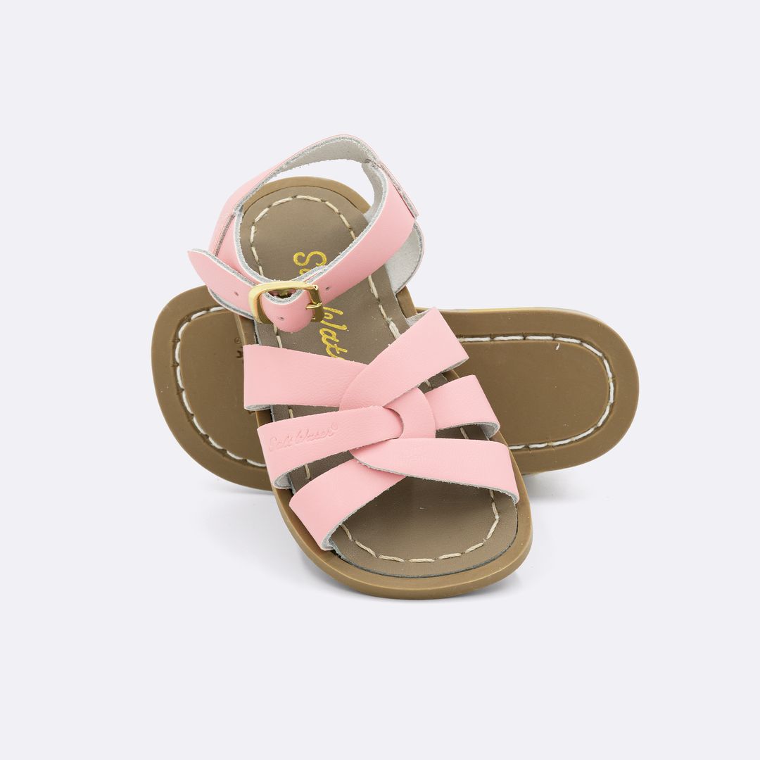 Salt Water Sandals Leather Water Safe Sandals - New matte Pink