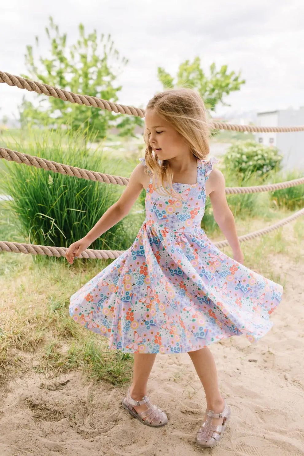Ollie Jay Rosita Dress in Butterfly Dream