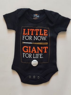 24-7 Daddyhood &quot;Little Giants&quot; Giant&#39;s bodysuit &amp; lap top Tee