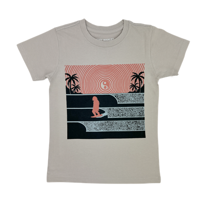Tiny Whales &quot;Just Vibin&quot; short sleeve retro T Shirt