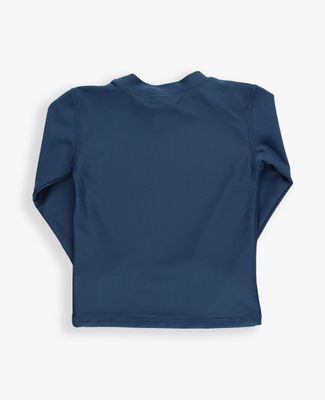Ruffle Butts  SPF 50+ navy long sleeve rash guard