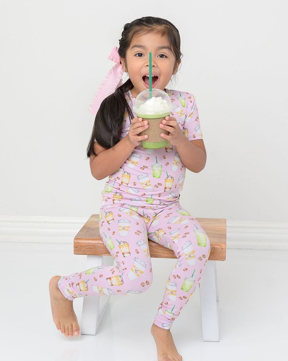 Lev Baby Bamboo short sleeve pajama set- Star