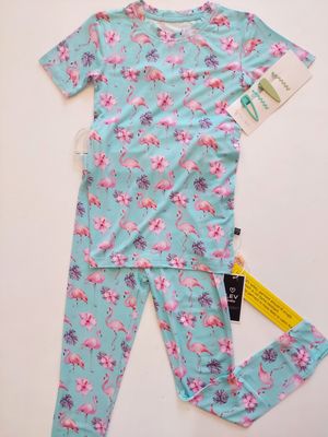 Lev Baby Bamboo short sleeve pajama set- Aurelia