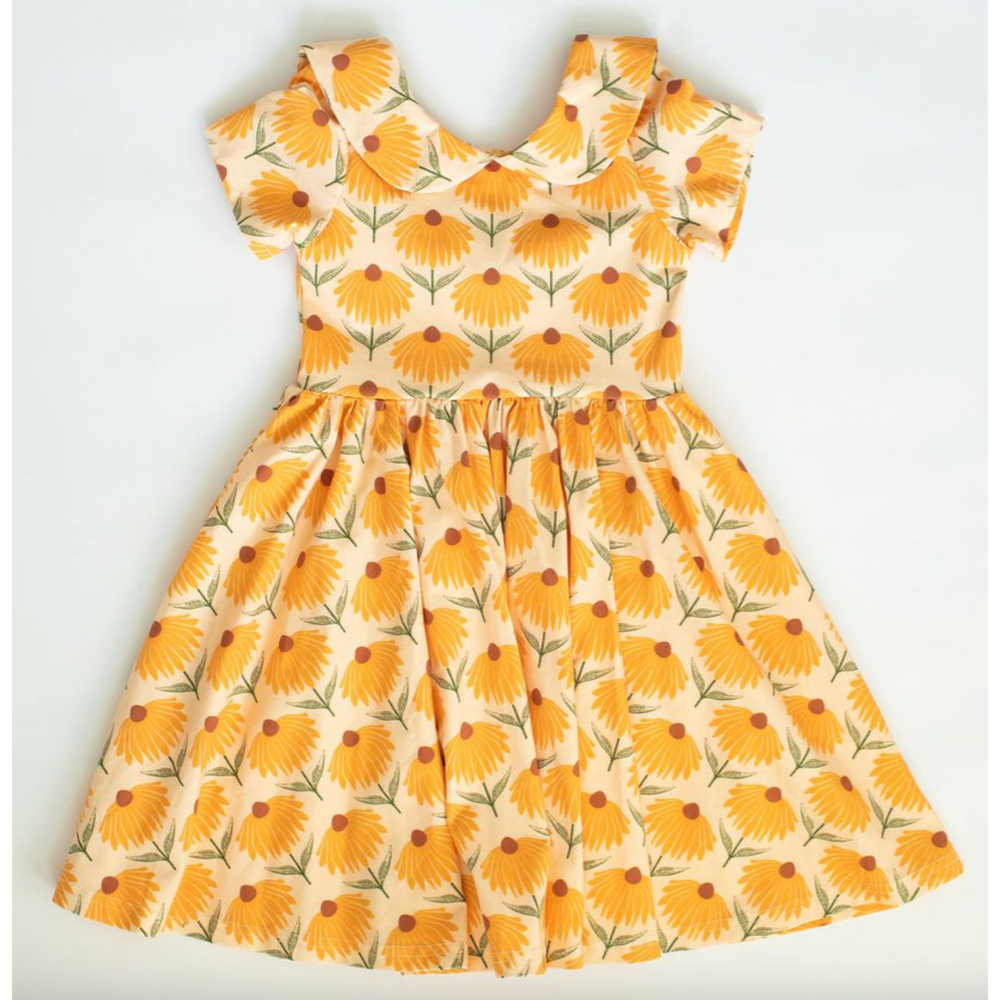 Ollie Jay Elizabeth dress in sunflower