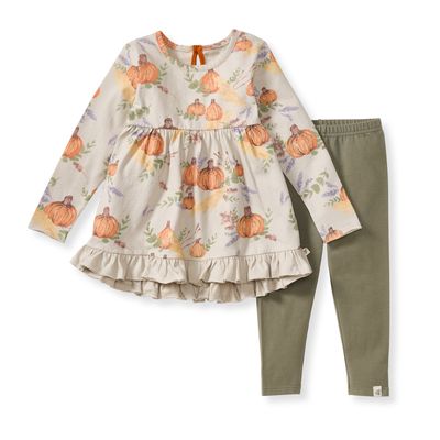 Bert&#39;s Bees organic cotton Autumn feels tunic set