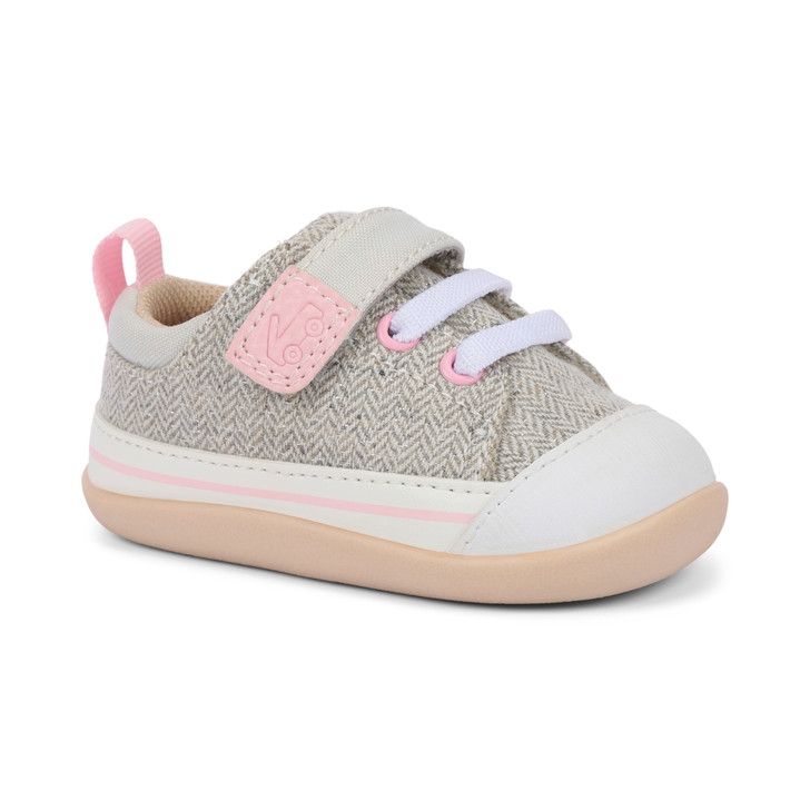 See Kai Run (First Walker) - Stevie Mini Grey Herringbone