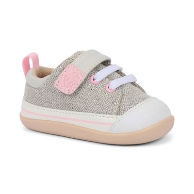 See Kai Run (First Walker) - Stevie Mini Grey Herringbone