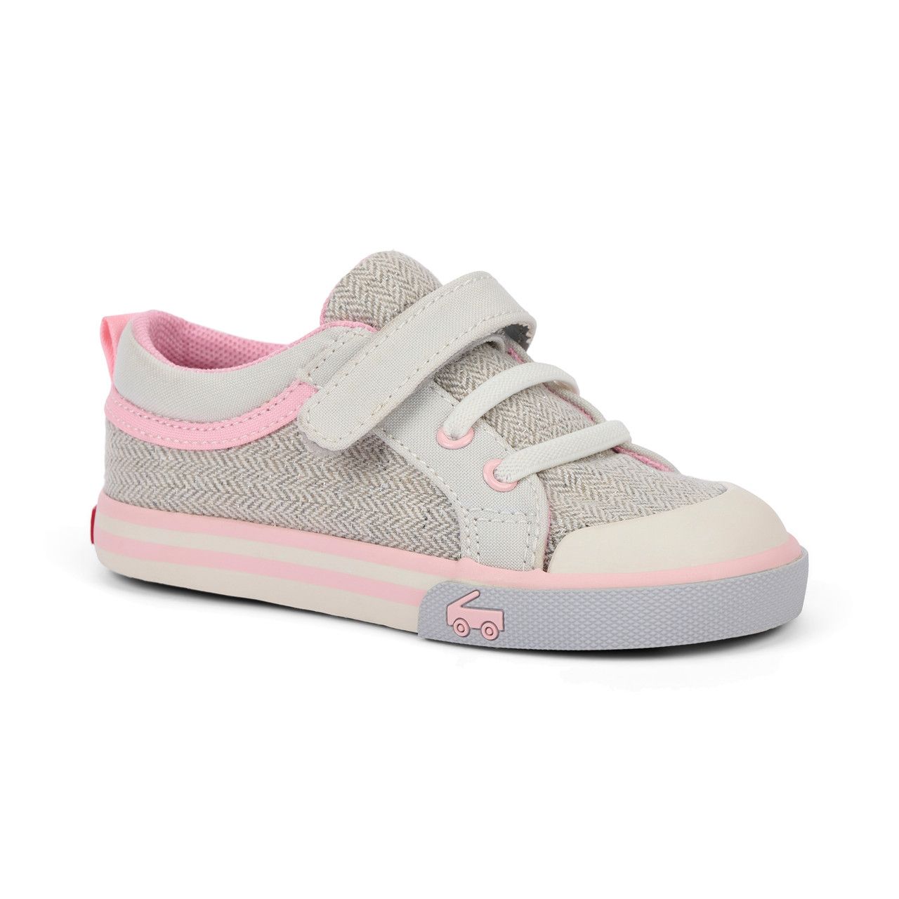 See Kai Run Kristin Gray Herringbone sneakers