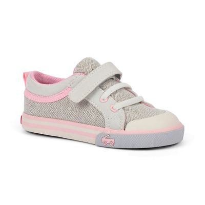See Kai Run Kristin Gray Herringbone sneakers