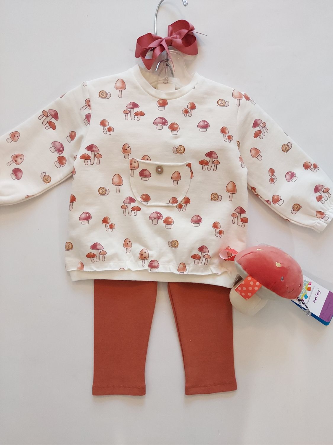 Fall Mayoral  French Terry mushroom cotton 2 piece pant  set