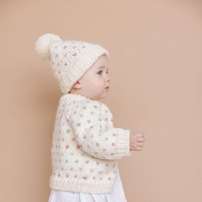 The Blueberry Hill classic cardigan sweater- pastel Sawyer style