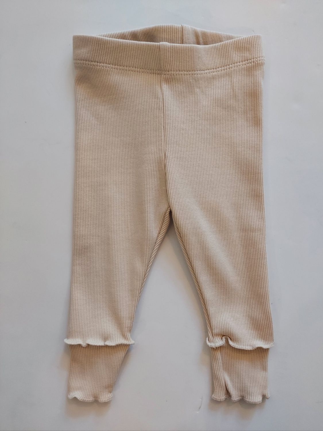 Fall Musli  oak organic cotton ribbed leggings