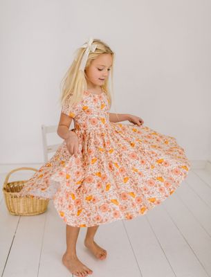 Ollie Jay classic  twirl dress in boho floral