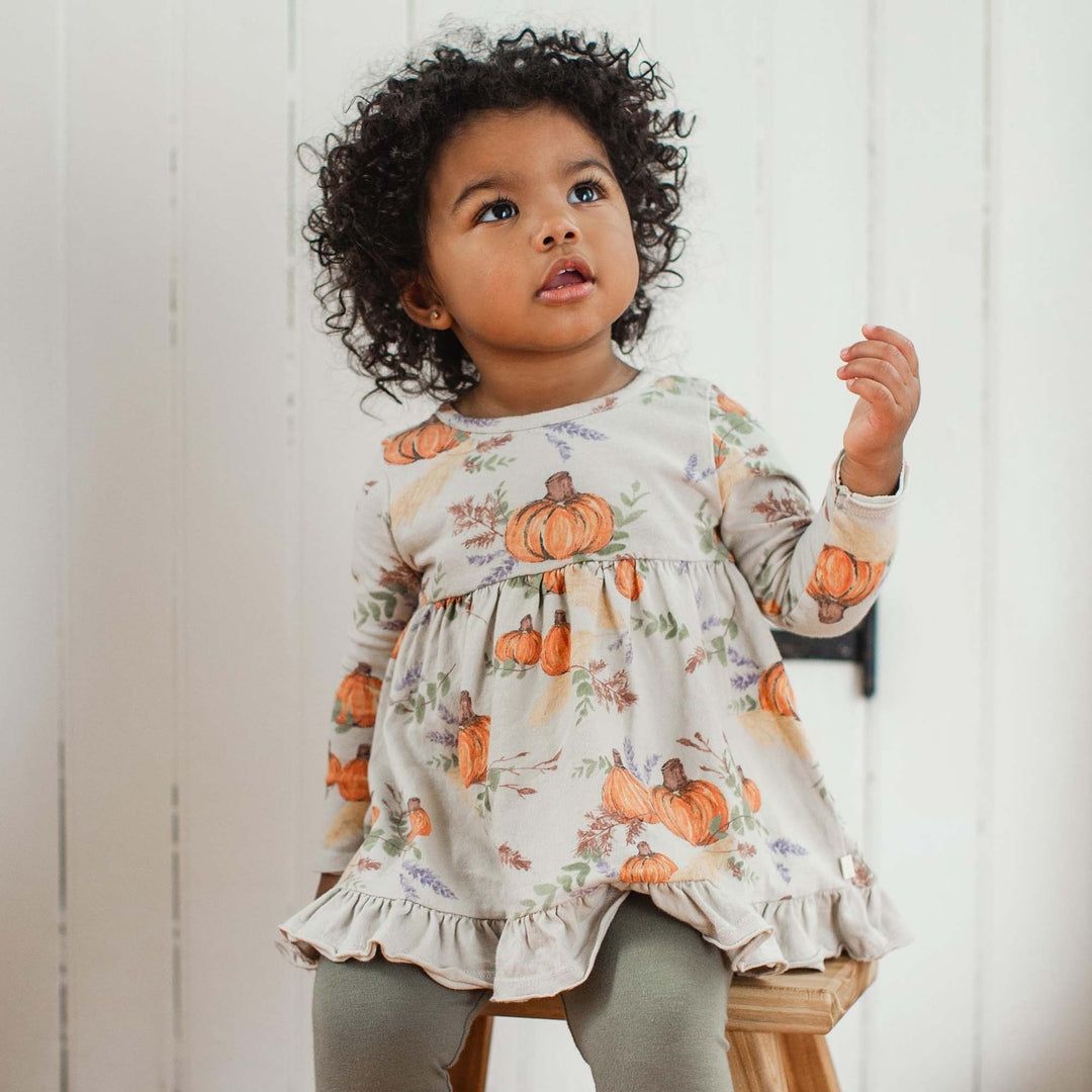 Bert&#39;s Bees organic cotton Autumn feels tunic set, size: 3T