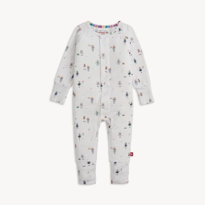 Magnetic Me  &quot;Love you a bot &quot;  eco friendly modal magnetic convertible coverall-