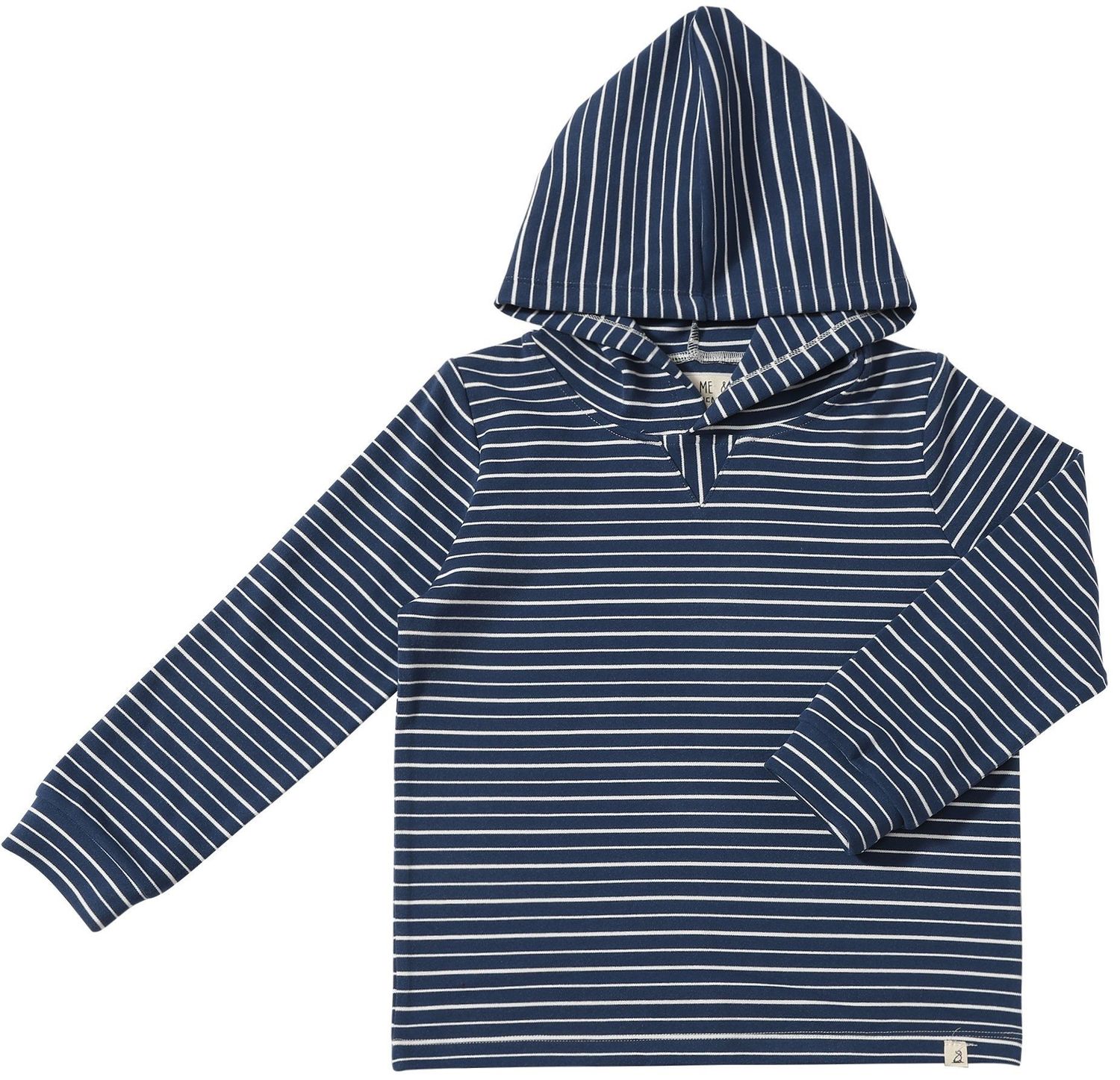 Me &amp; Henry Roger hooded top - navy striped