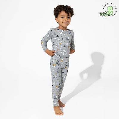 Bellabu Bear Bamboo long sleeve/pant pajama set-Casper Halloween