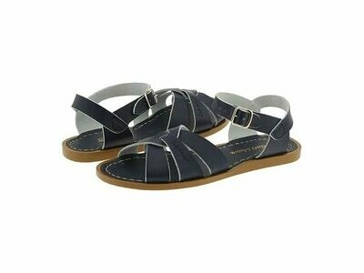 Salt Water Sandals Leather Water Safe Sandals - Navy