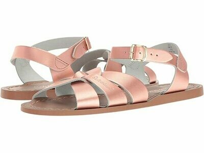 Salt Water Sandals - Rose Gold-hook &amp; loop
