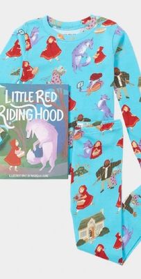 Books to Bed Little Red Riding Hood Pajama set-with book