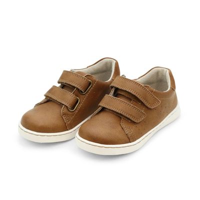 L'Amour  Kyle chestnut leather double strap leather shoe