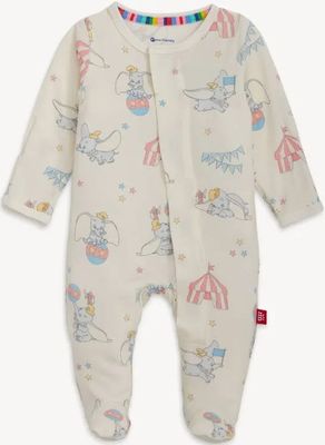 Magnetic Me  "Dumbo Circus"  eco friendly modal magnetic convertible coverall-