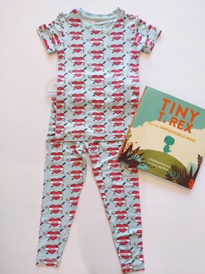 Kickee Pants -bamboo long sleeve pajama set - mom tattoo