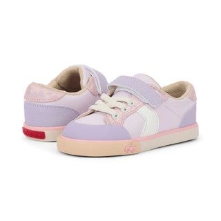 See Kai Run Connor Lilac retro inspired leather sneakers
